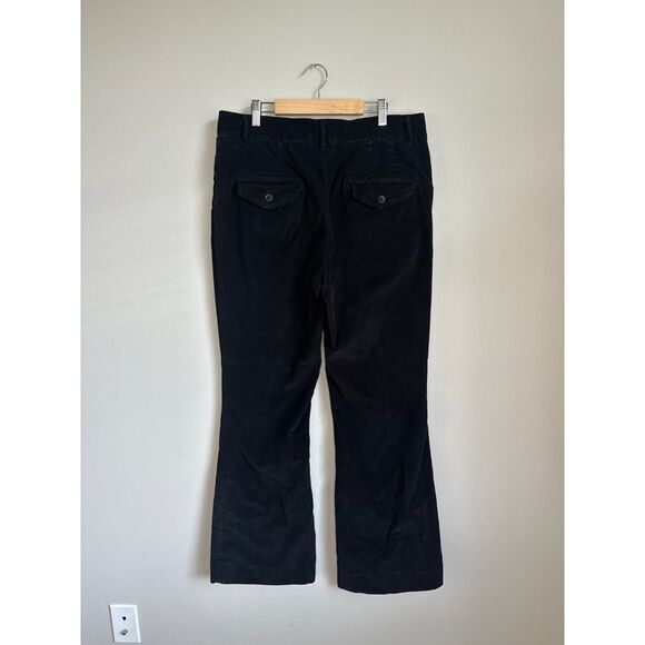 BDG Urban Outfitter Women's Black Corduroy Flare Bell Bottom Pants Jeans Size 12 - Picture 1 of 9